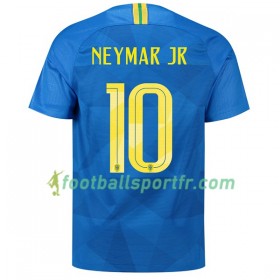 Tenue Brésil Neymar Jr 10 Exterieur Coupe du monde 2018 Maillot de Foot